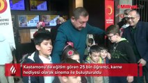 25 bin öğrenciye karne hediyesi: Sinema filmi için salonlara akın ettiler