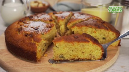 Eggless SEMOLINA CAKE Recipe  No Flour  Eggs FLUFFY Cake. Recipe by Always Yummy