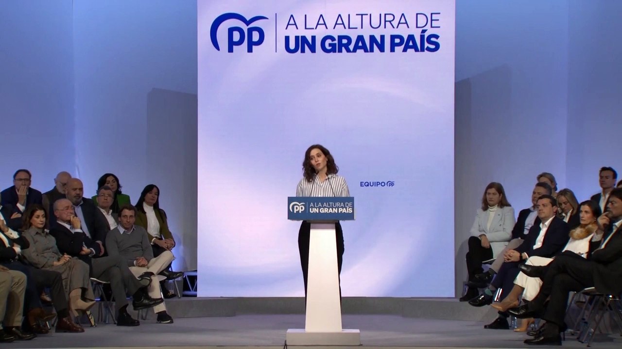 Isabel Díaz Ayuso: “No estamos para peleas absurdas, hay que acabar con el sanchismo”
