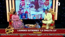 La Cholita Lu se “chapa” a Andrés Hurtado y se declaran su amor en vivo