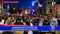 Centro de Lima: manifestantes exigen la liberación de los intervenidos en la UNMSM