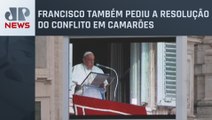 Neste domingo (22) o Papa Francisco voltou a fazer pedido pela paz no Peru