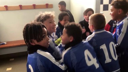 De la joie dans les vestiaires des U 10