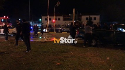 Λαμία: Σοβαρό τροχαίο στην είσοδο της πόλης - Στο Νοσοκομείο 5 τραυματίες