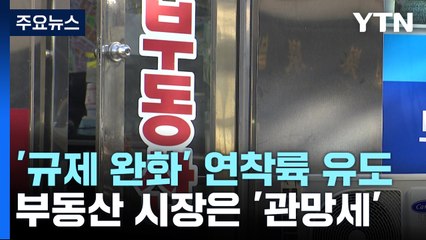 규제 완화책에도 부동산 시장은 '관망세' / YTN