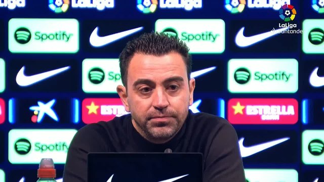 Xavi: Queremos jugar bien, pero no siempre se puede