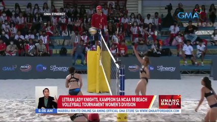 Letran Lady Knights, kampeon sa NCAA 98 Beach Volleyball Tournament Women's Division | UB