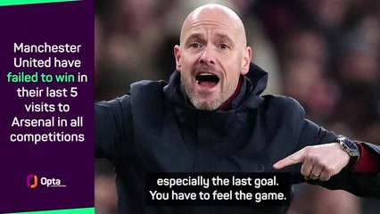 Ten Hag angered by 'pack of cards' defending as United lose late on