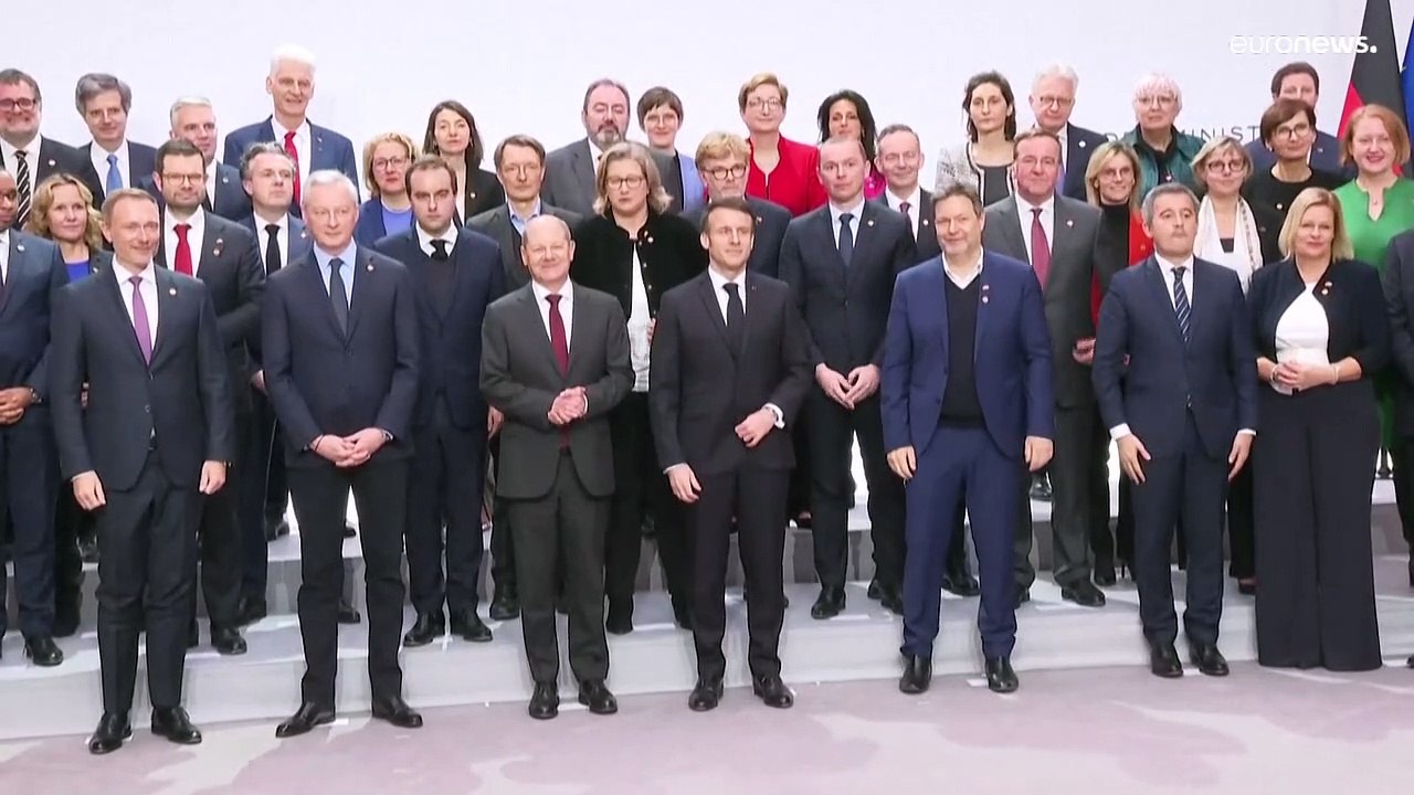 Heads of France and Germany meet in Paris amid strained relationship over war in Ukraine