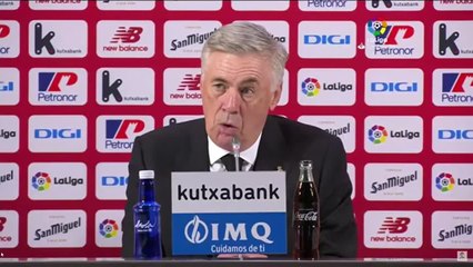 Rueda de prensa Ancelotti Athletic vs Real Madrid
