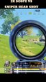 Call of Duty 3x Scope vs Sniper Head shot short