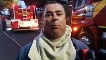 Cabo Adolphato fala sobre incêndio que atingiu empresa no centro de Umuarama