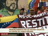 Comité Internacional Peruano en Venezuela condena abusos policiales contra sus connacionales en Lima