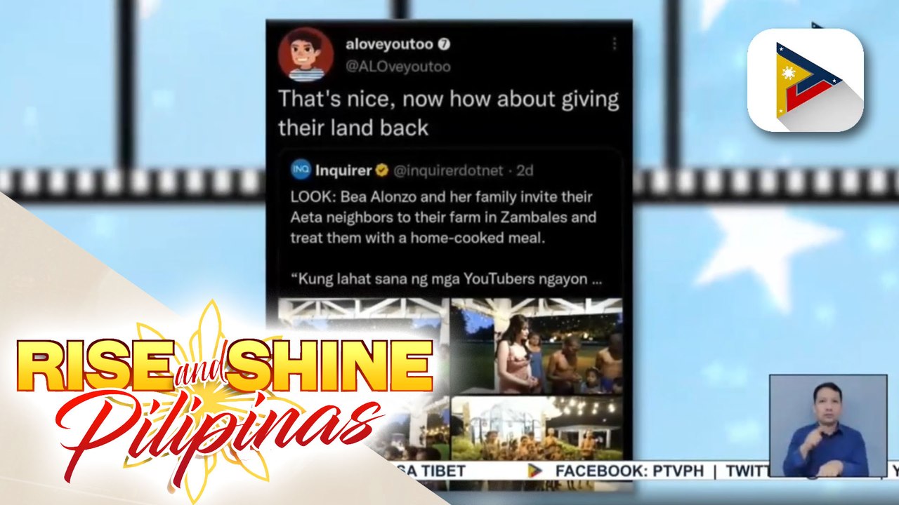TALK BIZ | Bea Alonzo, inakusahan ng "land grabbing" ng isang netizen sa Twitter!