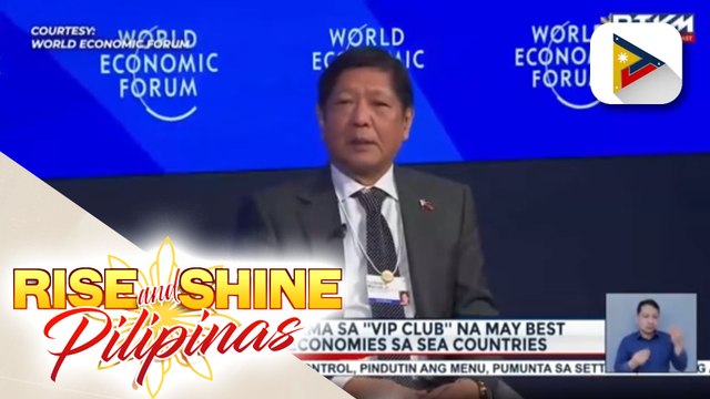 Pilipinas, napasama sa 'VIP Club' na may best-performing economies sa Southeast Asian countries ayon kay Pang. Ferdinand R. Marcos Jr.
