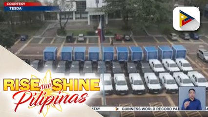 10 mobile training laboratories at 6 na service vehicles, nakatakdang i-turn over ng TESDA sa  regional at provincial offices