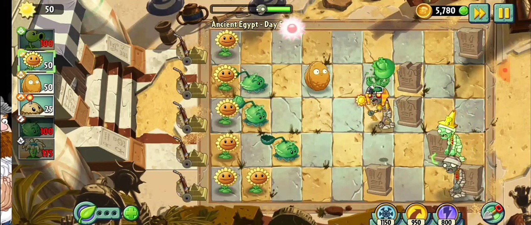 Ancient Egypt Day 5 | Plants vs Zombies 2