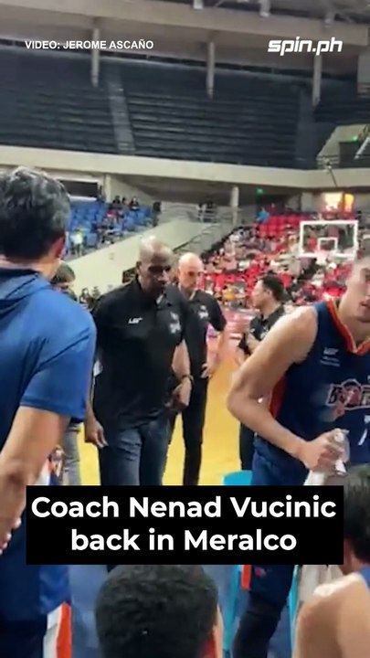 Coach Nenad Vucinic back in Meralco ⚡️
