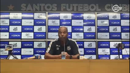 Orlando Ribeiro, treinador do Santos sub-20 após eliminação da Copinha