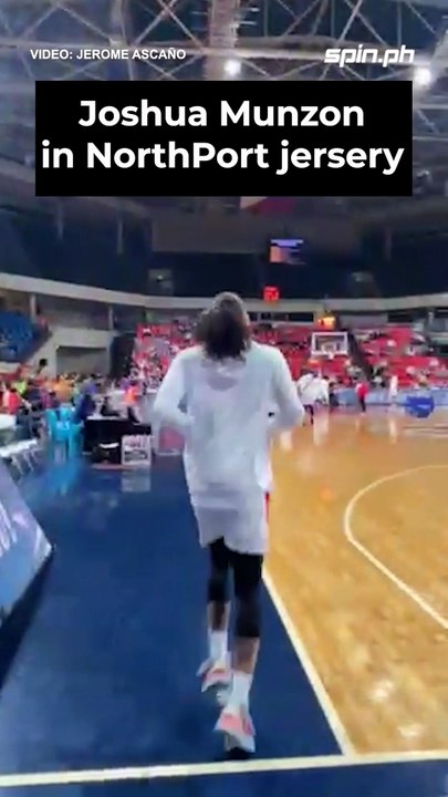 Joshua Munzon in NorthPort jersery  #PBA