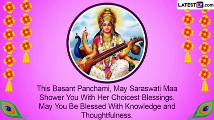 Happy Basant Panchami 2023 Greetings, Messages, Wishes and Goddess Saraswati Images To Share