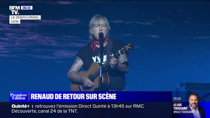Renaud se prépare à faire son retour sur scène ce mardi à Avignon