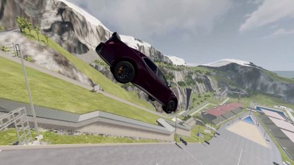 محاكي الحوادث قفز ابعد مسافة بالسيارة