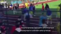 Sakinşehir Seferihisarspor - Urla Belediyespor maçında tekme ve yumruklu kavga