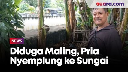 Orang yang Nyemplung ke Kali Cempaka Putih Sempat Ngumpet di Kios Sebelum Nyebur