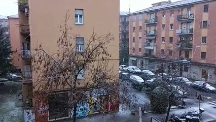 Neve a Bologna il 23 gennaio 2023