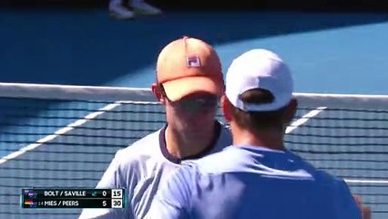 Bolt/Saville - Mies/Peers - Les temps forts du match - Open d'Australie