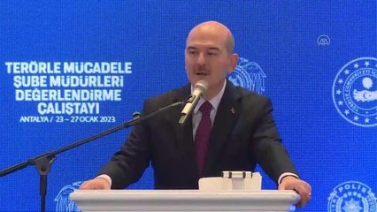 İçişleri Bakanı Soylu, TEM Şube Müdürleri Değerlendirme Çalıştayında konuştu: (1)
