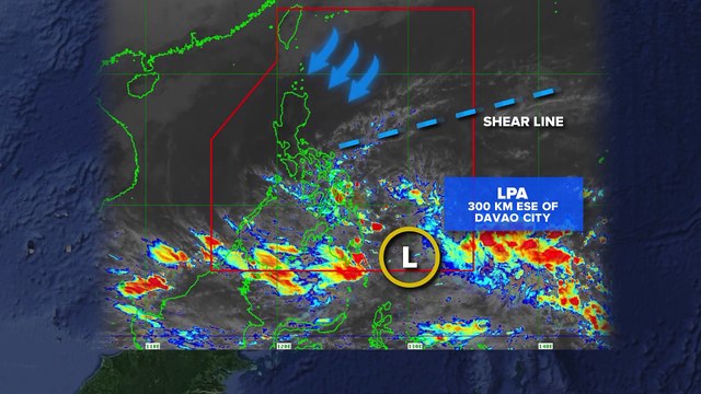 Bagong LPA, binabantayan sa loob ng PAR; trough o extension nito, patuloy na magpapaulan sa ilang bahagi ng VisMin