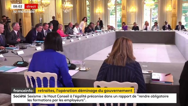 Déterminé à dérouler son calendrier, le gouvernement présente ce matin en Conseil des ministres sa réforme des retraites, sans rien céder sur les principales revendications des syndicats - VIDEO