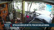 Aksi Pencurian Sepeda Motor di Banten Terekam CCTV, Pelaku Dikejar Warga!
