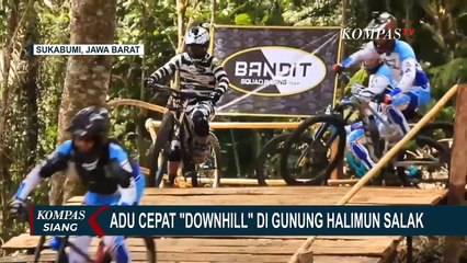 Seru! 17 Pesepeda Downhill Latihan Bersama Turuni Punggung Hingga Kaki Gunung Salak di Sukabumi