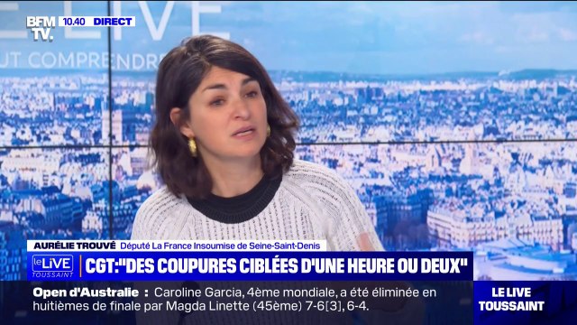 Des coupures de courant chez les milliardaires? Cibler la question des milliardaires est bonne , juge Aurélie Trouvé, députée LFI