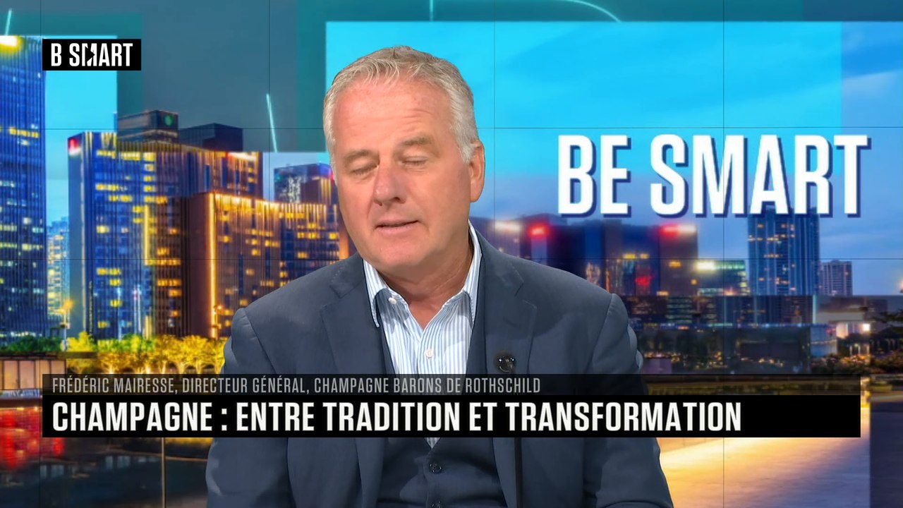 BE SMART - L'interview de Frédéric Mairesse (Champagne Barons de Rothschild) par Aurélie Planeix