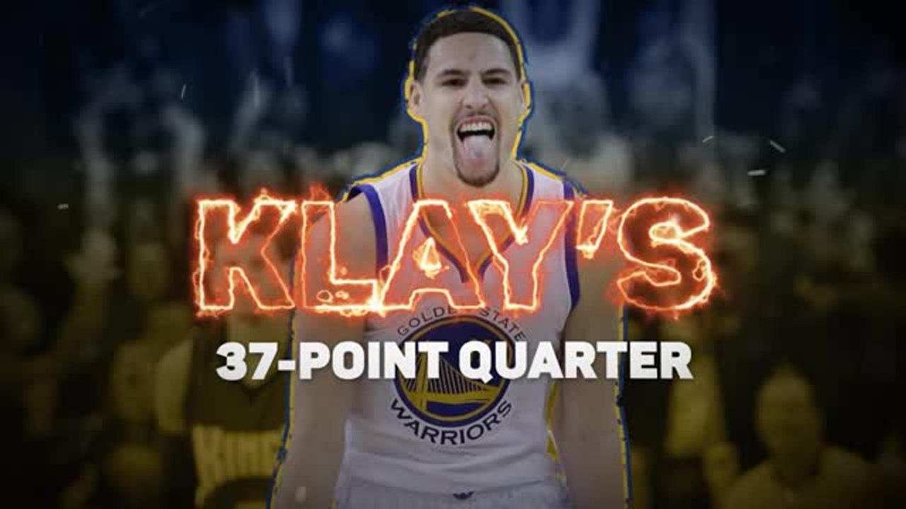 Klay Thompson's 37-point quarter: just hits, no misses
