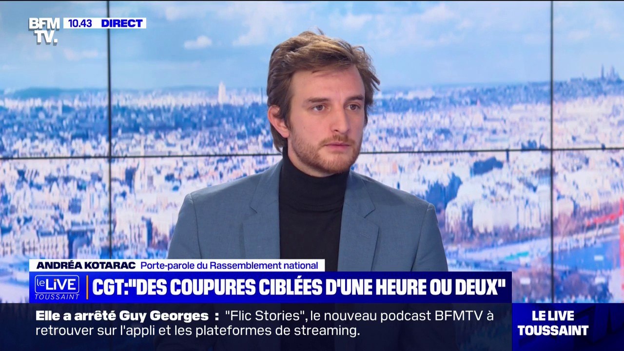 Andréa Kotarac, porte-parole du RN: "Nous sommes opposés à cette réforme mais nous ne sommes pas pour le chaos"