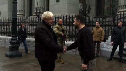 Gb, Boris Johnson ieri in visita in Ucraina: ricevuto da Zelensky