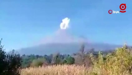 Popocatepetl Yanardağı’nda son 24 saatte 4 patlama