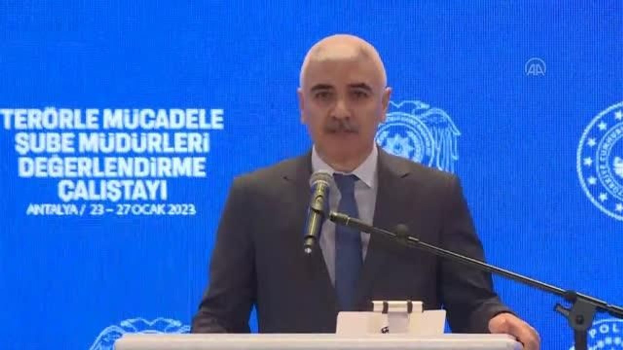 Emniyet Genel Müdürü Aktaş: "Bölücü terör örgütünün yurt içinde kırsal faaliyetleri bitme noktasına çok yakın"