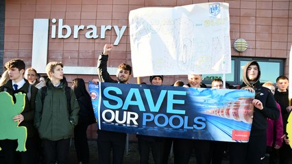 Save Our Pool - Larbert High School pupils