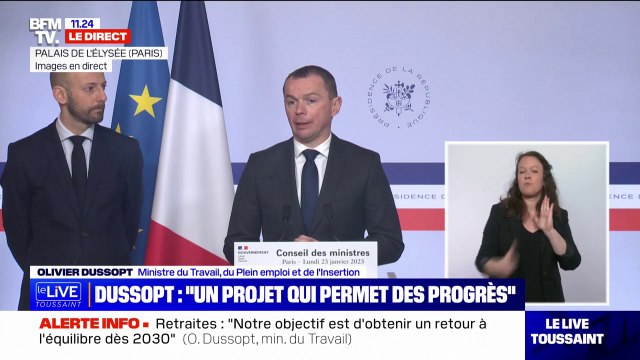Olivier Dussopt annonce des sanctions financières pour les entreprises de plus de 300 salariés qui n'emploieraient pas assez de seniors