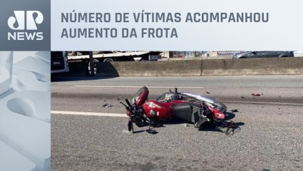 Morte de motociclistas sobe quase nove vezes em 25 anos no Brasil