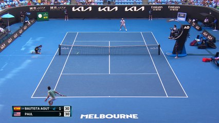 Bautista Agut - Paul - Les temps forts du match - Open d'Australie