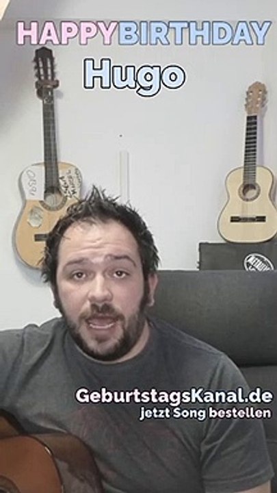 Happy Birthday, Hugo! Geburtstagsgrüße an Hugo