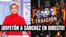 Una demoledora Ana Rosa abofetea a Sánchez y Unidas Podemos con la manifestación de Cibeles