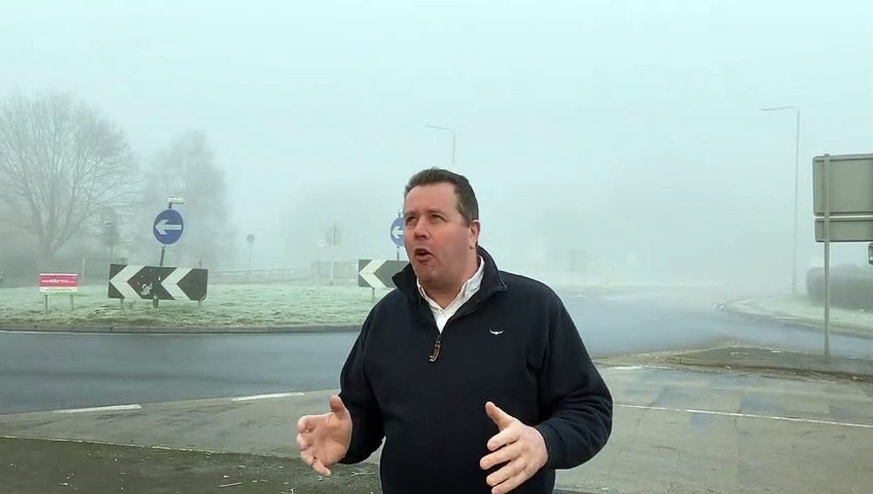 Mark Spencer MP talking about Ollerton Roundabout